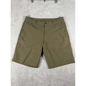 The North Face Hybrid FlashDry Drawstring Short Mens 32 Olive Green Outdoor Hike